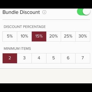 Discount for bundles!